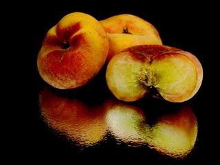 Exotic flat peach