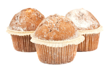 Three muffins