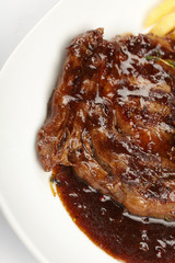 steak with French Fries