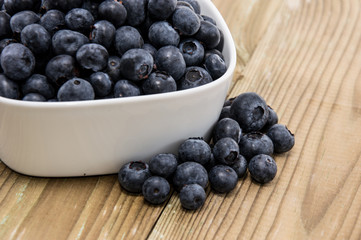 Bowl filled with Blueberries