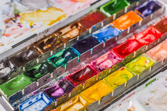 Aquarellmalkasten