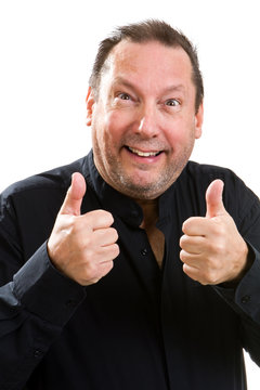 Elderly Man Thumbs Up