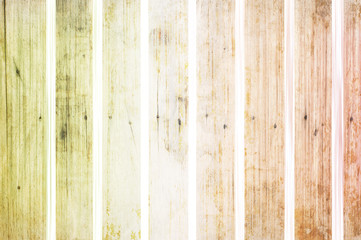 Color old wood on white background, isolated