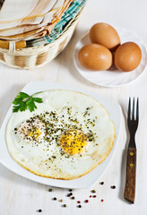 Fried eggs