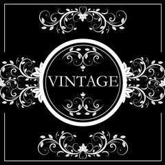 vector vintage decor