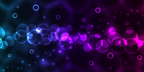 Abstract lights vector background.