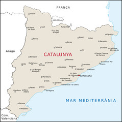 Obraz premium Katalonien, Catalunya