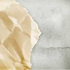 Paper and wall, vintage background