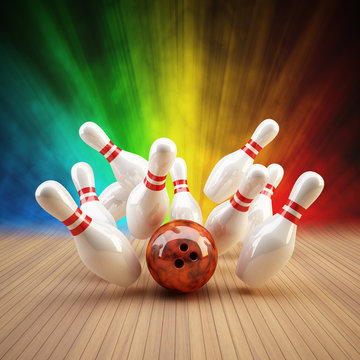 Bowling Strike bunt