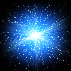 Naklejka premium Abstract stars