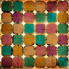 grunge colorful squares