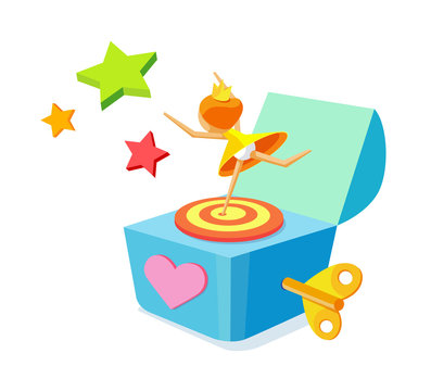 vector icon music box