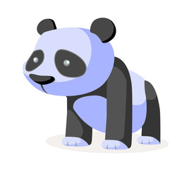 vector icon panda