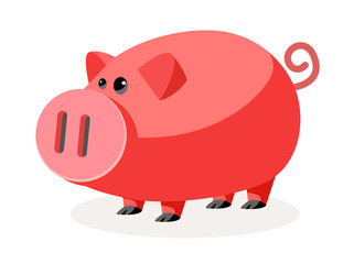 vector icon pig
