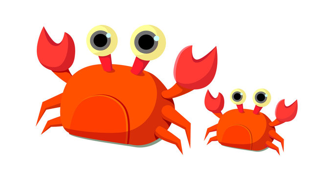 recommend clip art: vector icon crab