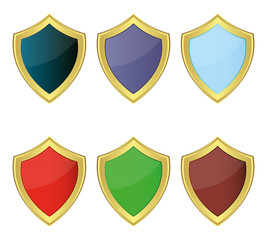 Set of shields