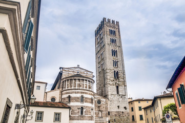 Basilica of San Frediano in Lucca, Italy.
