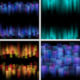 Abstract backgrounds. Vector set