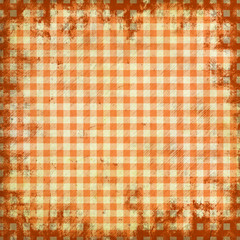 grunge illustration of picnic tablecloth
