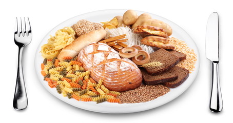 Bakery products on a plate.