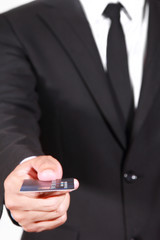 Businessman pay credit card
