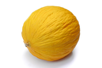 melone giallo_ sfondo bianco