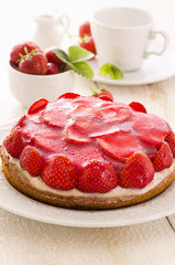 Erdbeerkuchen
