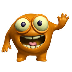 orange alien