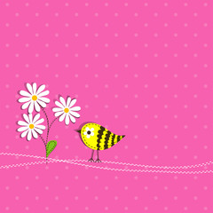 Template greeting card, vector