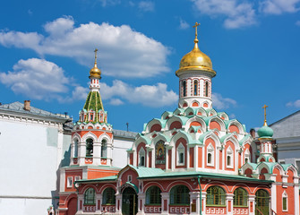 Fototapeta na wymiar Kazan Cathedral, Moscow,Russia