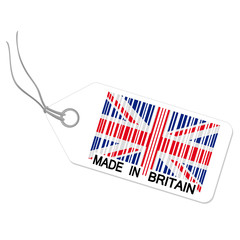 Obraz premium Anhänger mit MADE IN BRITAIN