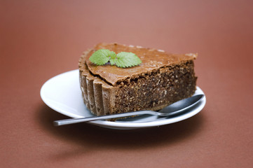 piece of chocolate cake