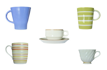 collection of coffee cup
