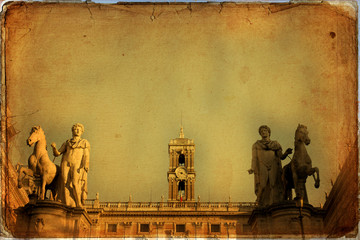 Fototapeta na wymiar Rome, the Capitol