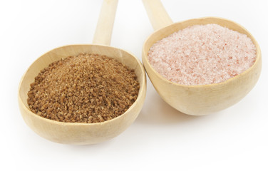 palm sugar and himalayan salt