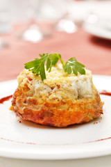 meat with cheese