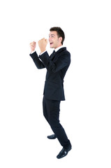 Business man isolated