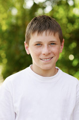 Portrait of smiling boy