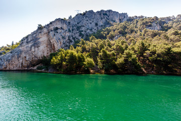 National Park Krka and River Krka near Town of Skradin, Croatia
