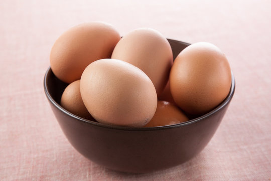 bowl full of fresh eggs