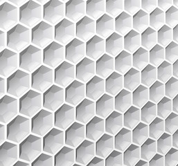 Abstract background of hexagons.
