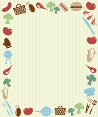 Barbecue picnic invitation