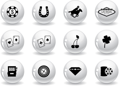 Web buttons, Las Vegas icons
