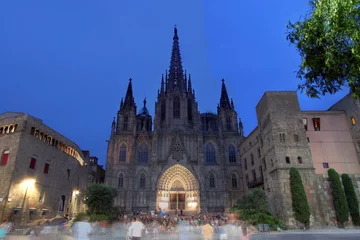 Fotobehang Barcelona Cathedral, Spain © Bogdan Lazar
