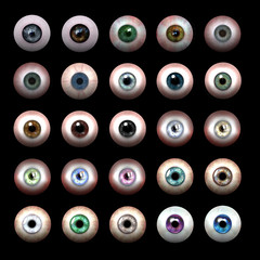 Fototapeta premium 3D Human Eyes