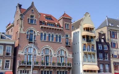Obraz premium maison d'amsterdam