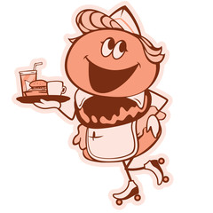 ハンバーガーウエイトレス