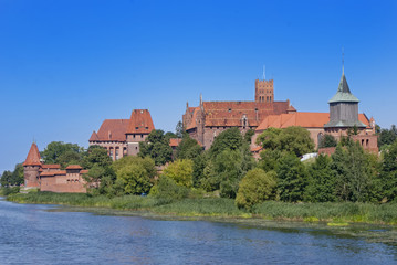 Fototapeta na wymiar Zamek Krzyżacki w Malborku
