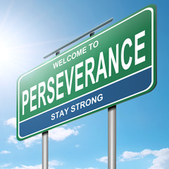 Perseverance concept.
