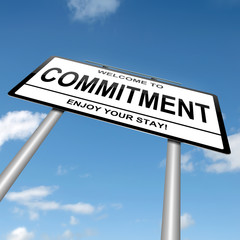 Commitment concept.